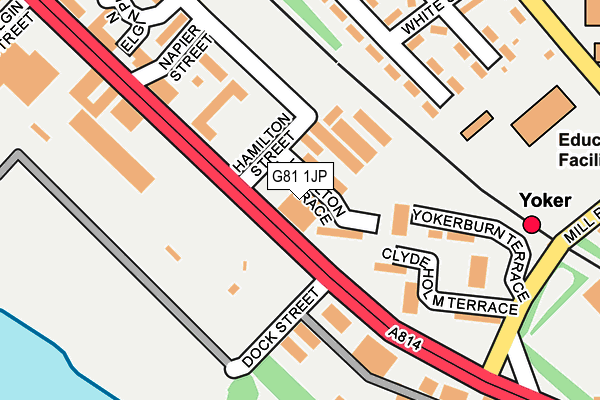 G81 1JP map - OS OpenMap – Local (Ordnance Survey)