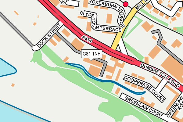 G81 1NH map - OS OpenMap – Local (Ordnance Survey)