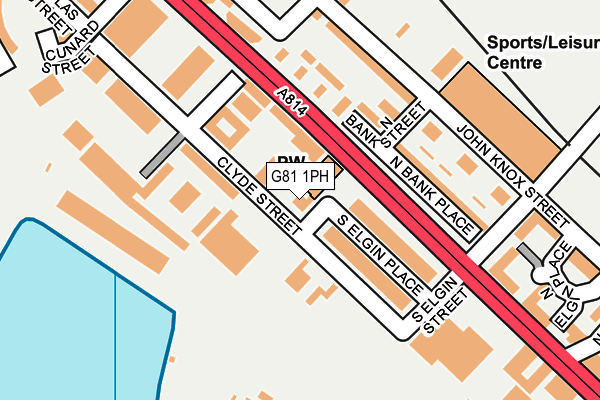 G81 1PH map - OS OpenMap – Local (Ordnance Survey)
