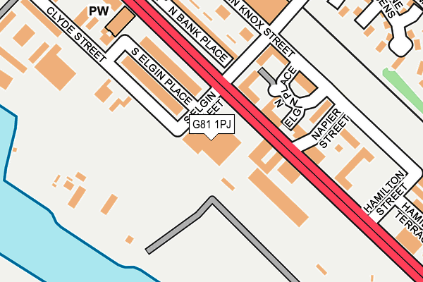 G81 1PJ map - OS OpenMap – Local (Ordnance Survey)