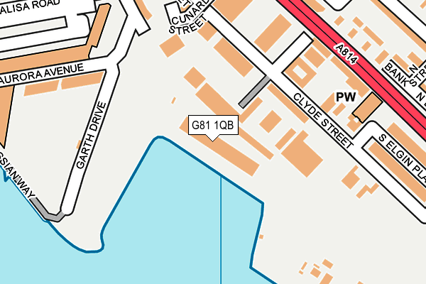 G81 1QB map - OS OpenMap – Local (Ordnance Survey)
