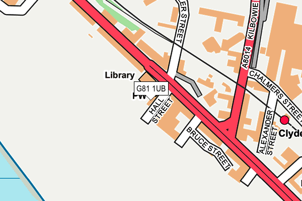 G81 1UB map - OS OpenMap – Local (Ordnance Survey)