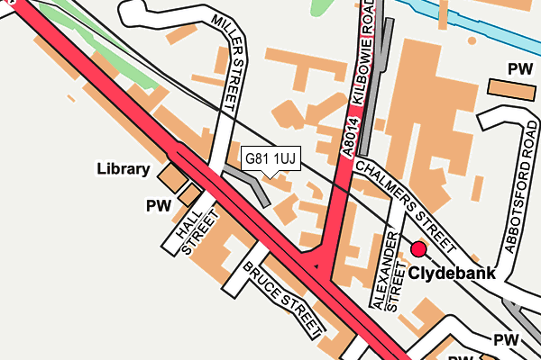 G81 1UJ map - OS OpenMap – Local (Ordnance Survey)