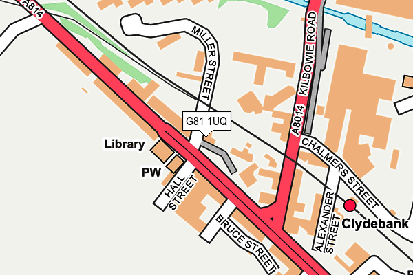G81 1UQ map - OS OpenMap – Local (Ordnance Survey)