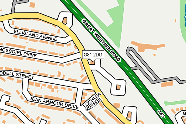 G81 2DG map - OS OpenMap – Local (Ordnance Survey)