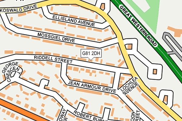 G81 2DH map - OS OpenMap – Local (Ordnance Survey)