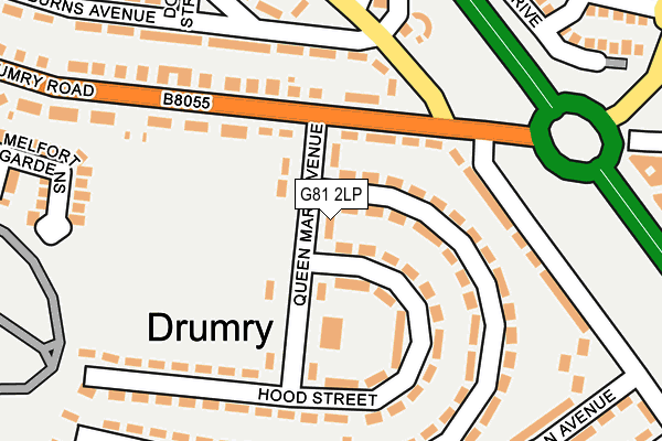 G81 2LP map - OS OpenMap – Local (Ordnance Survey)