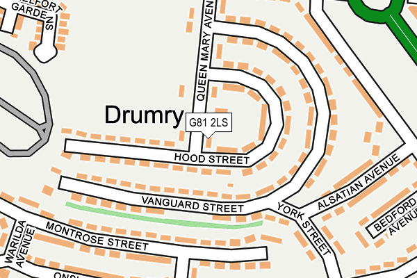 G81 2LS map - OS OpenMap – Local (Ordnance Survey)