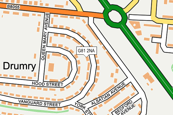 G81 2NA map - OS OpenMap – Local (Ordnance Survey)