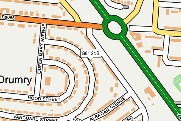 G81 2NB map - OS OpenMap – Local (Ordnance Survey)
