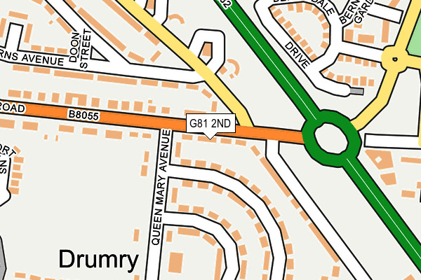 G81 2ND map - OS OpenMap – Local (Ordnance Survey)