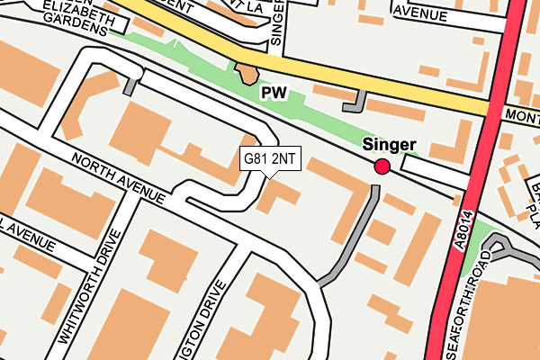 G81 2NT map - OS OpenMap – Local (Ordnance Survey)