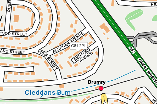 G81 2PL map - OS OpenMap – Local (Ordnance Survey)