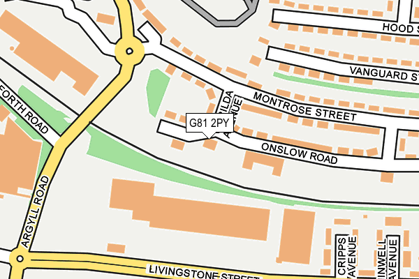 G81 2PY map - OS OpenMap – Local (Ordnance Survey)