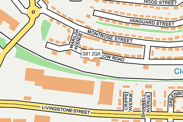 G81 2QA map - OS OpenMap – Local (Ordnance Survey)