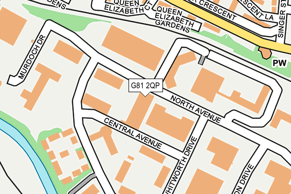 G81 2QP map - OS OpenMap – Local (Ordnance Survey)