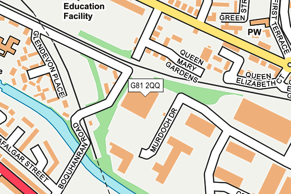 G81 2QQ map - OS OpenMap – Local (Ordnance Survey)