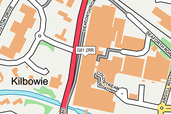 G81 2RR map - OS OpenMap – Local (Ordnance Survey)