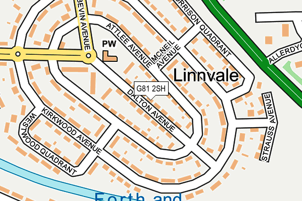 G81 2SH map - OS OpenMap – Local (Ordnance Survey)