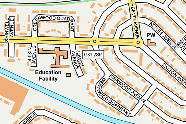 G81 2SP map - OS OpenMap – Local (Ordnance Survey)