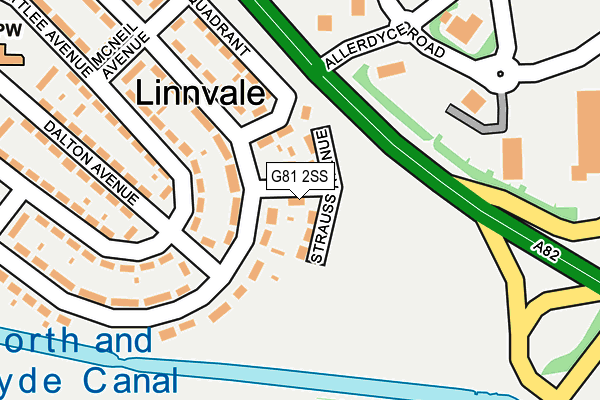 G81 2SS map - OS OpenMap – Local (Ordnance Survey)