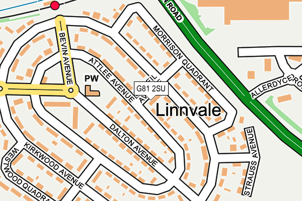 G81 2SU map - OS OpenMap – Local (Ordnance Survey)