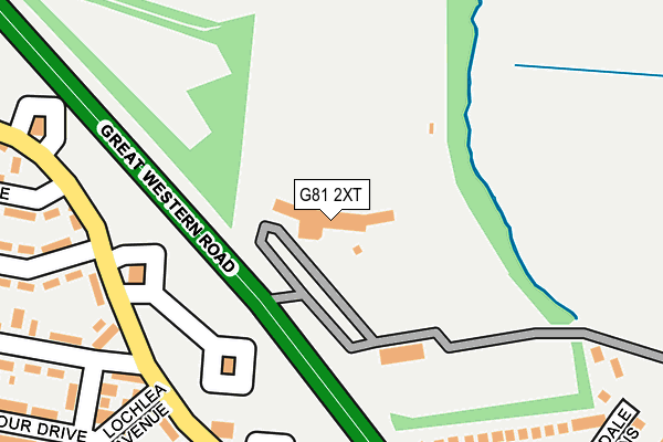 G81 2XT map - OS OpenMap – Local (Ordnance Survey)