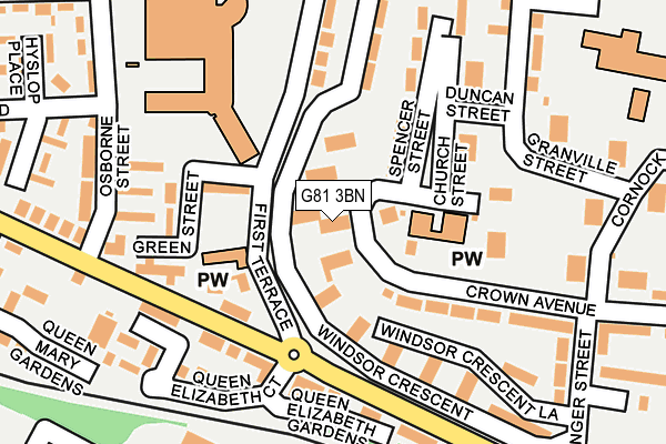 G81 3BN map - OS OpenMap – Local (Ordnance Survey)