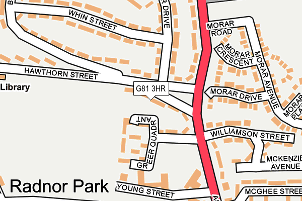 G81 3HR map - OS OpenMap – Local (Ordnance Survey)