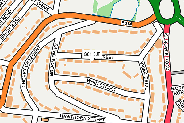 G81 3JF map - OS OpenMap – Local (Ordnance Survey)