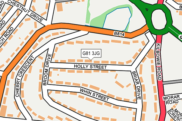 G81 3JG map - OS OpenMap – Local (Ordnance Survey)