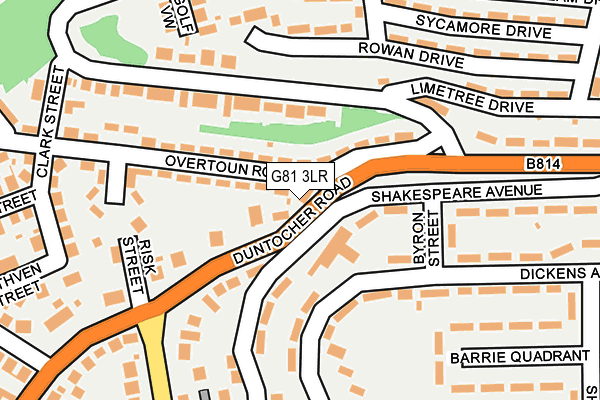 G81 3LR map - OS OpenMap – Local (Ordnance Survey)