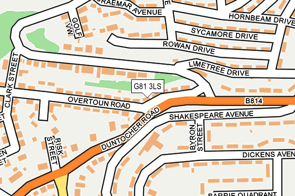 G81 3LS map - OS OpenMap – Local (Ordnance Survey)