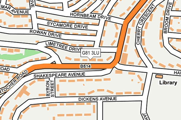 G81 3LU map - OS OpenMap – Local (Ordnance Survey)