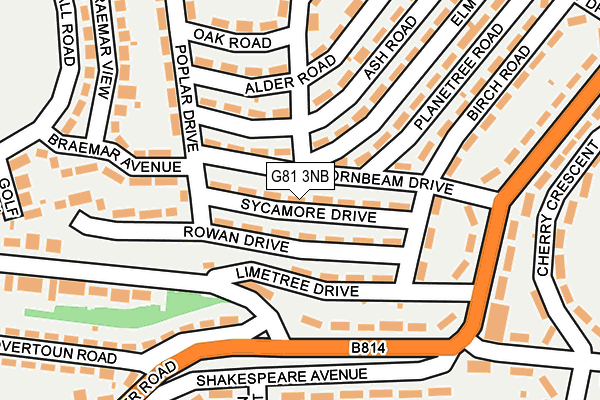 G81 3NB map - OS OpenMap – Local (Ordnance Survey)