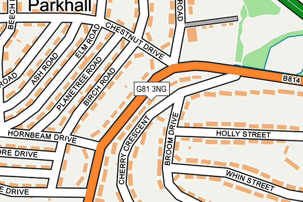 G81 3NG map - OS OpenMap – Local (Ordnance Survey)