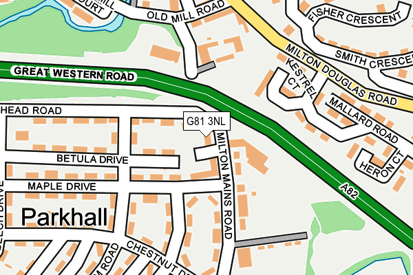 G81 3NL map - OS OpenMap – Local (Ordnance Survey)