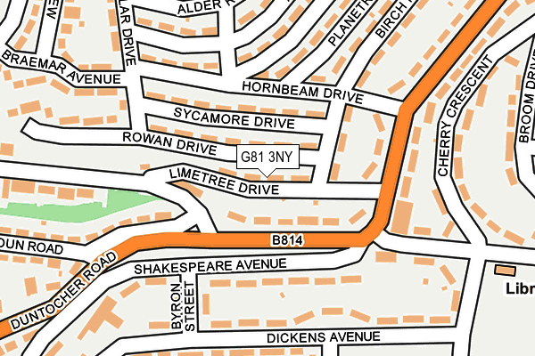 G81 3NY map - OS OpenMap – Local (Ordnance Survey)