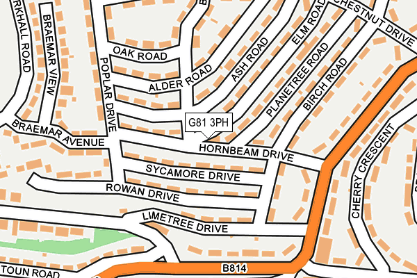 G81 3PH map - OS OpenMap – Local (Ordnance Survey)