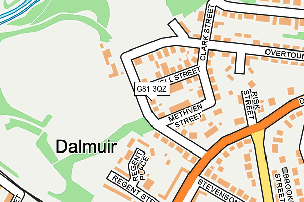 G81 3QZ map - OS OpenMap – Local (Ordnance Survey)