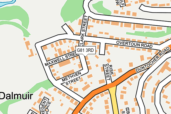 G81 3RD map - OS OpenMap – Local (Ordnance Survey)