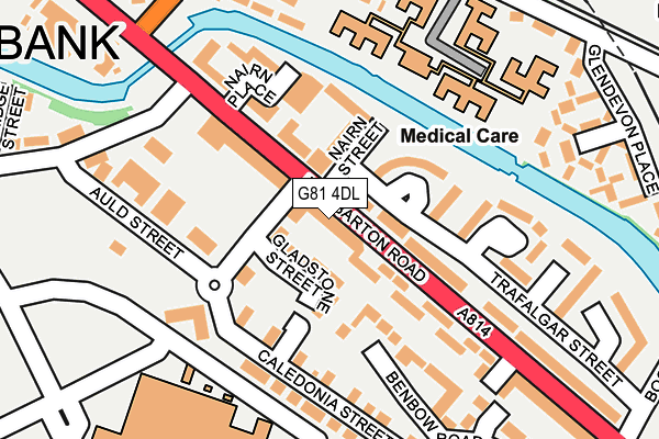 G81 4DL map - OS OpenMap – Local (Ordnance Survey)