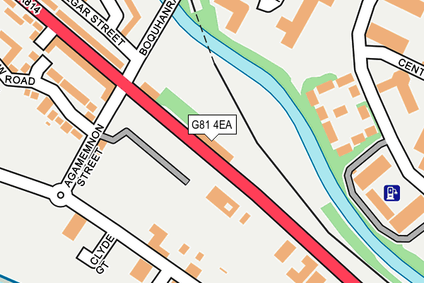 G81 4EA map - OS OpenMap – Local (Ordnance Survey)