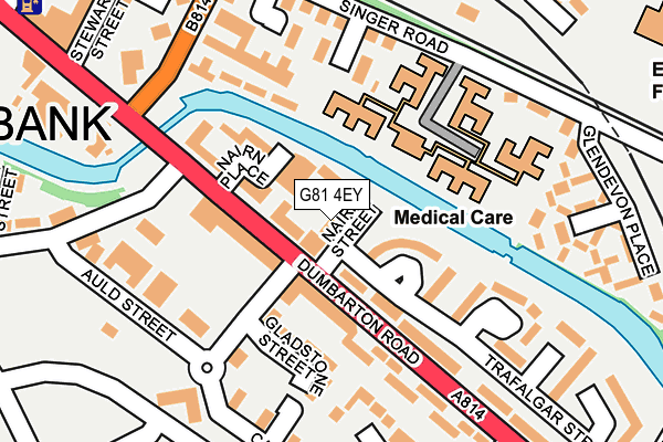 G81 4EY map - OS OpenMap – Local (Ordnance Survey)