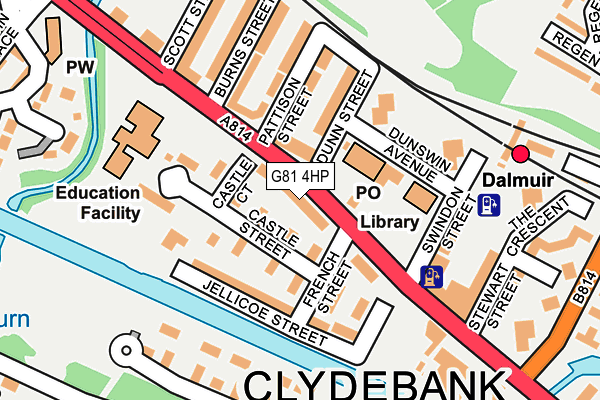 G81 4HP map - OS OpenMap – Local (Ordnance Survey)