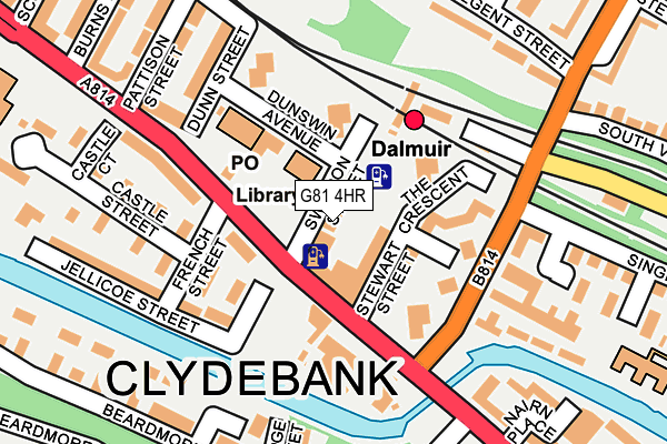 G81 4HR map - OS OpenMap – Local (Ordnance Survey)