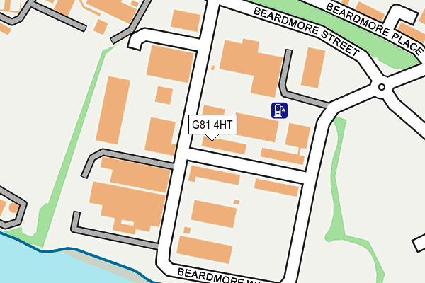 G81 4HT map - OS OpenMap – Local (Ordnance Survey)