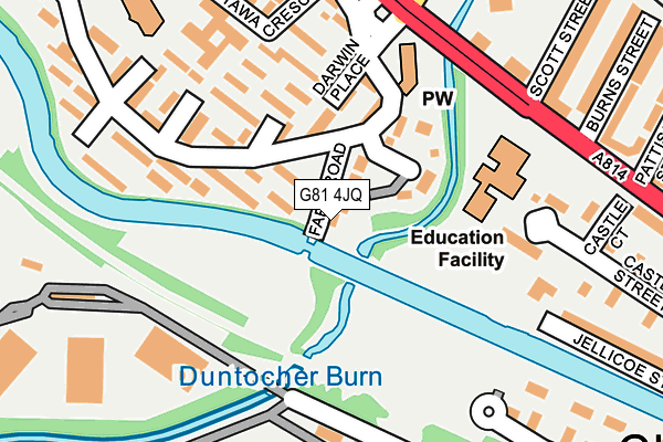 G81 4JQ map - OS OpenMap – Local (Ordnance Survey)