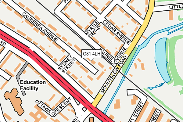 G81 4LH map - OS OpenMap – Local (Ordnance Survey)
