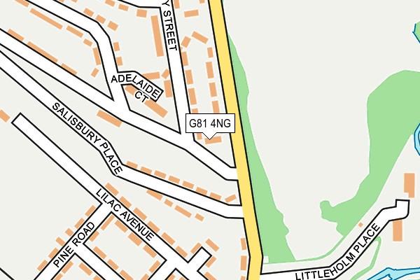 G81 4NG map - OS OpenMap – Local (Ordnance Survey)